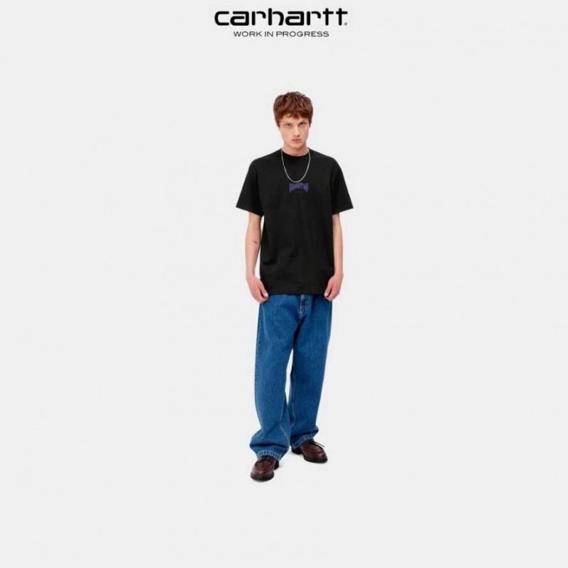 Carhartt Wip Bubble Script T-Shirt Black | TH0002124