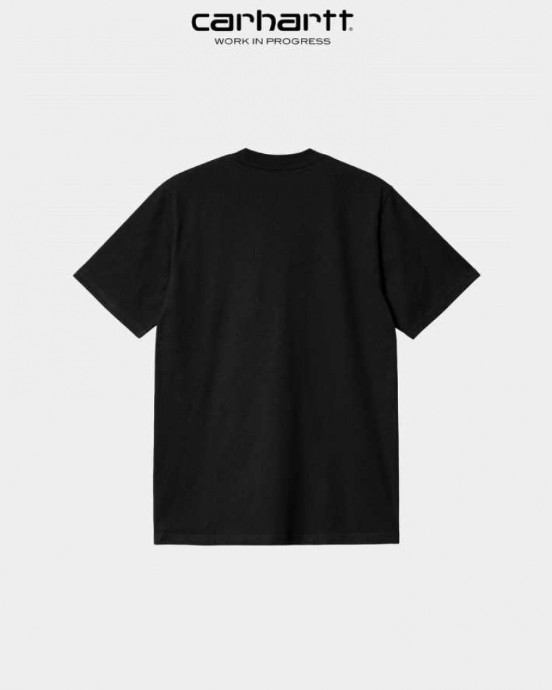 Carhartt Wip Cabin T-Shirt Black | TH0002128