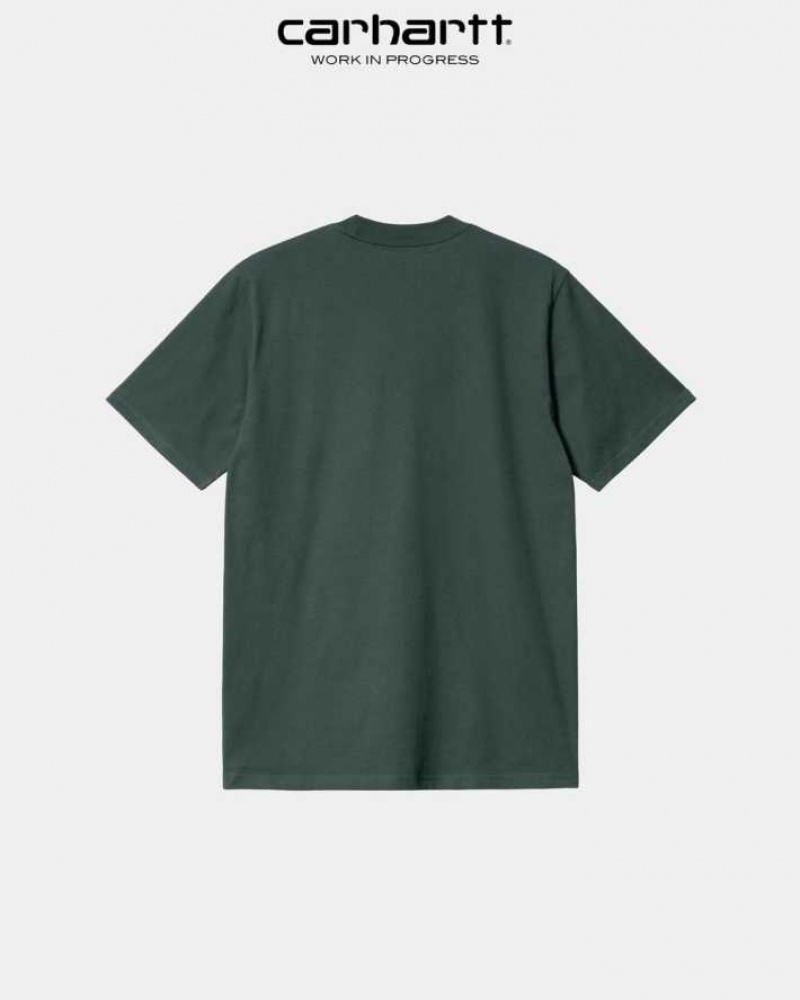 Carhartt Wip Cabin T-Shirt Juniper | TH0002125