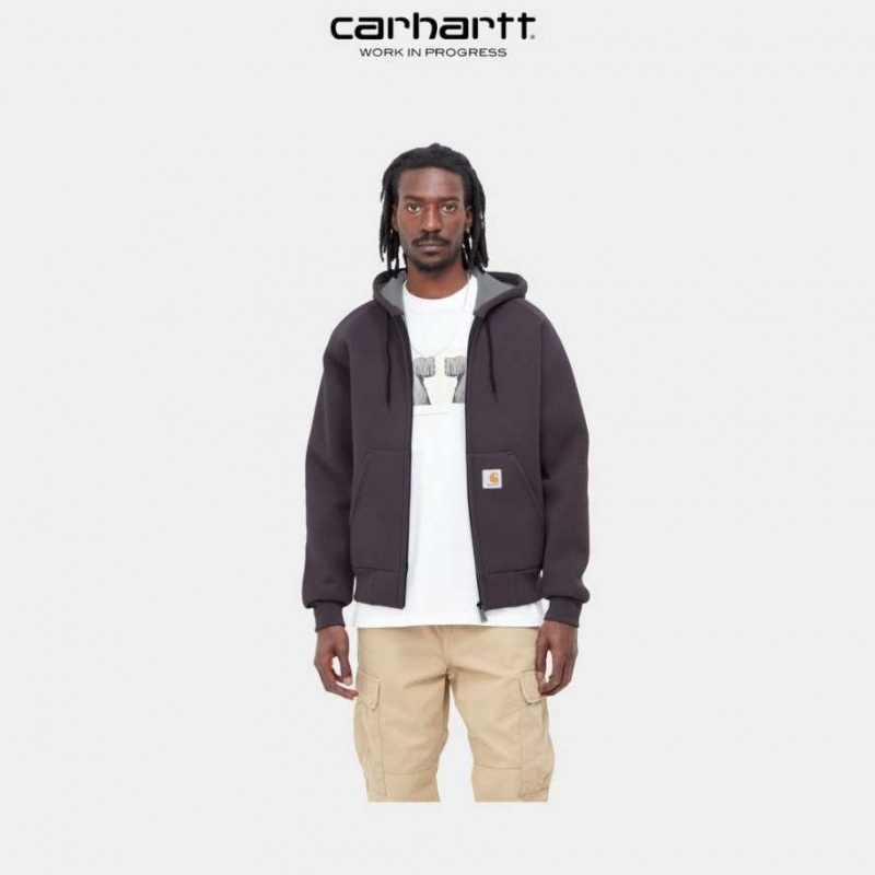 Carhartt Wip Car-Lux Hooded Jacket Artichoke | TH0000027