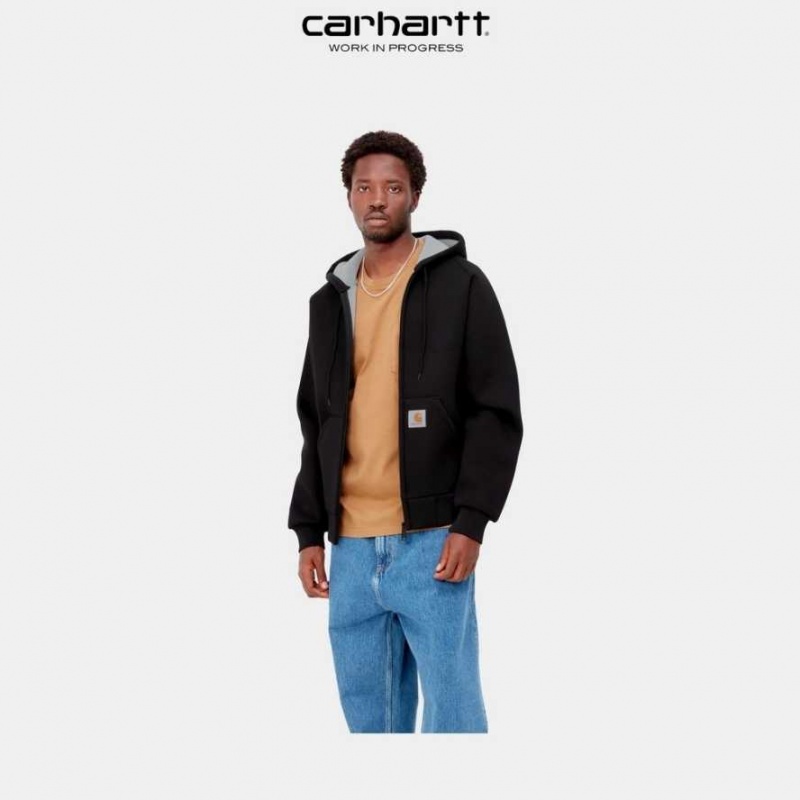 Carhartt Wip Car-Lux Hooded Jacket Black | TH0000029