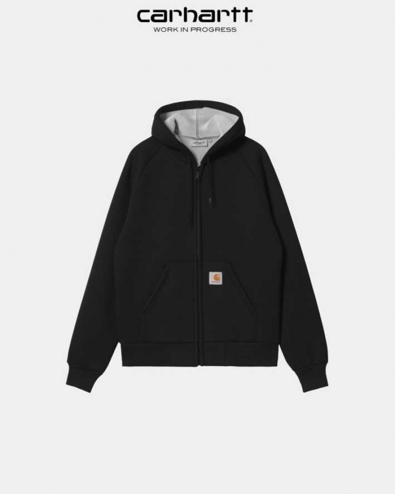 Carhartt Wip Car-Lux Hooded Jacket Black | TH0000029