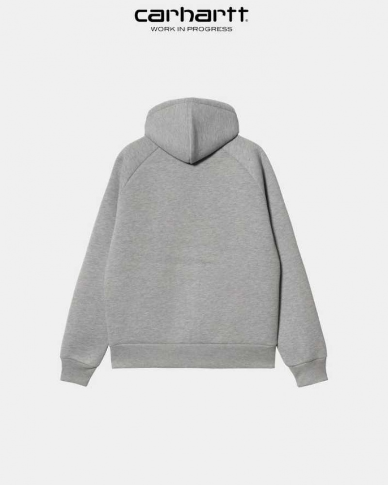 Carhartt Wip Car-Lux Hooded Jacket Grey Heather | TH0000030