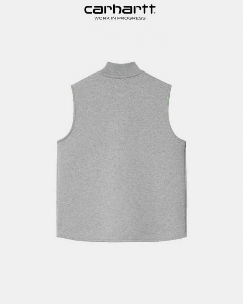 Carhartt Wip Car-Lux Vest Grey Heather | TH0002704