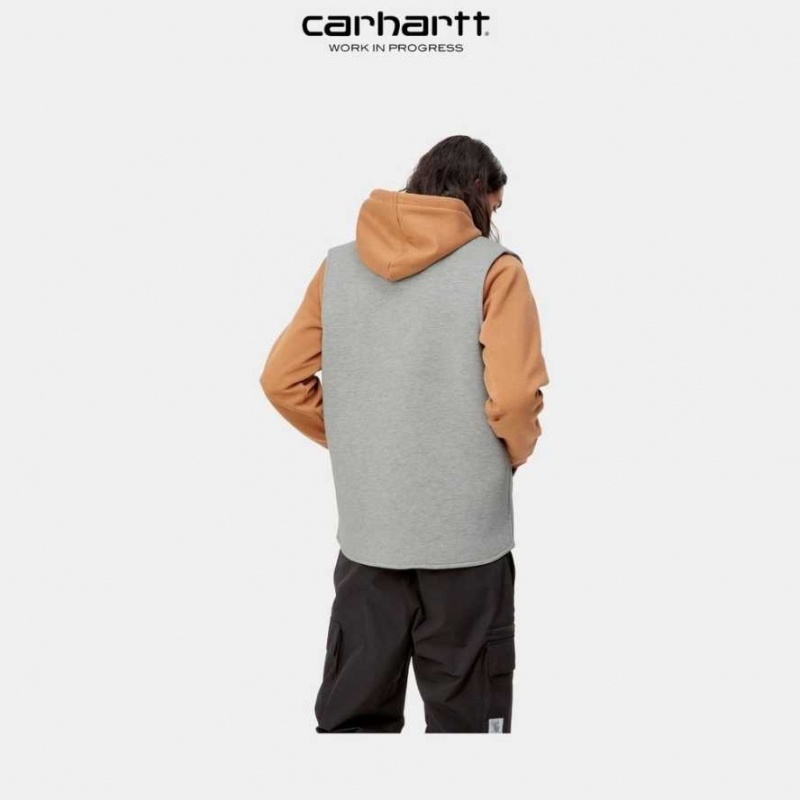 Carhartt Wip Car-Lux Vest Grey Heather | TH0002704