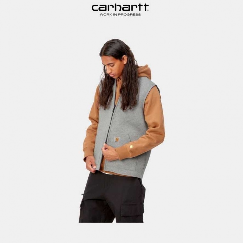 Carhartt Wip Car-Lux Vest Grey Heather | TH0002704