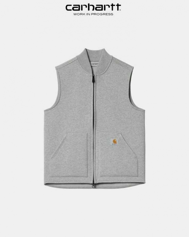 Carhartt Wip Car-Lux Vest Grey Heather | TH0002704