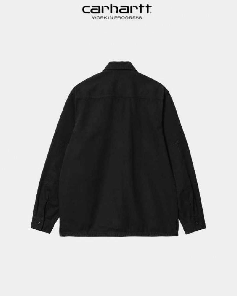 Carhartt Wip Charter Shirt Black | TH0001787