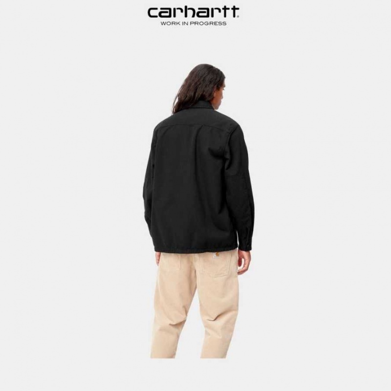 Carhartt Wip Charter Shirt Black | TH0001787