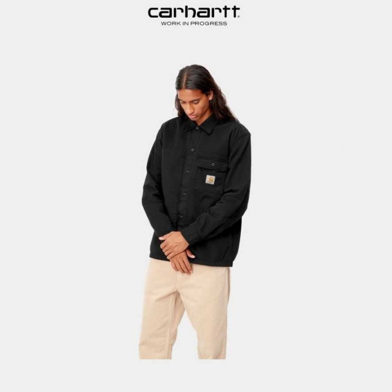 Carhartt Wip Charter Shirt Black | TH0001787