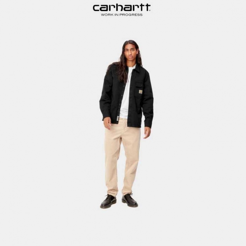 Carhartt Wip Charter Shirt Black | TH0001787