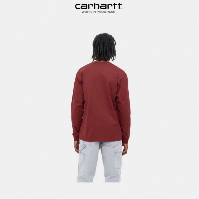 Carhartt Wip Chase Long Sleeve T-Shirt Corvina | TH0002149