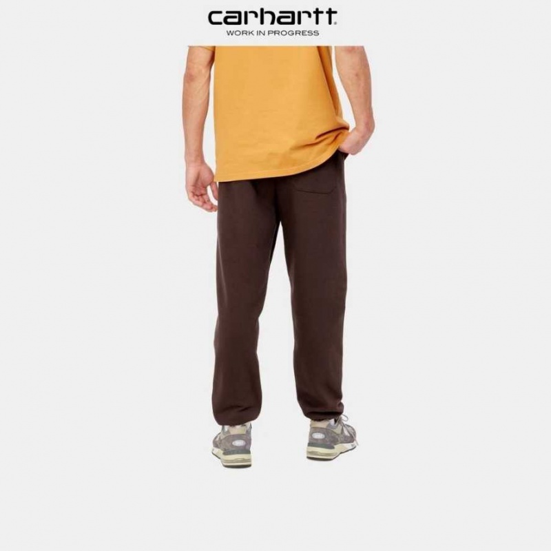 Carhartt Wip Chase Sweat Pant Dark Umber | TH0001385