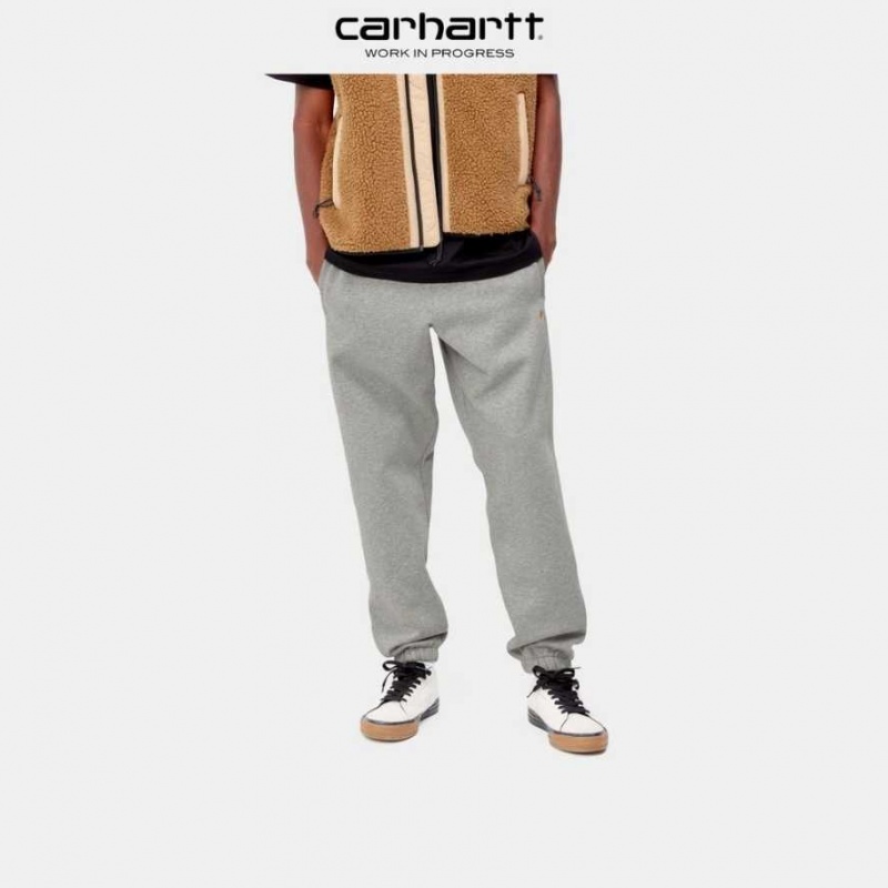 Carhartt Wip Chase Sweat Pant Grey Heather | TH0001382