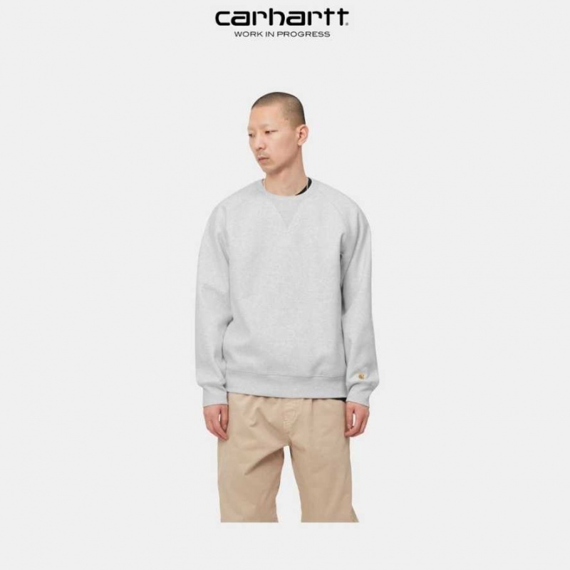 Carhartt Wip Chase Sweatshirt Ash Heather | TH0000265