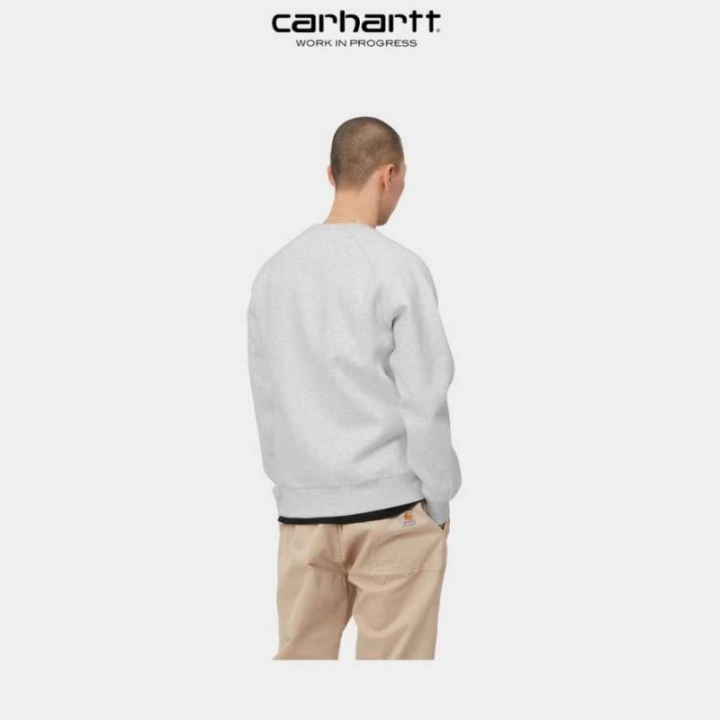 Carhartt Wip Chase Sweatshirt Ash Heather | TH0000265