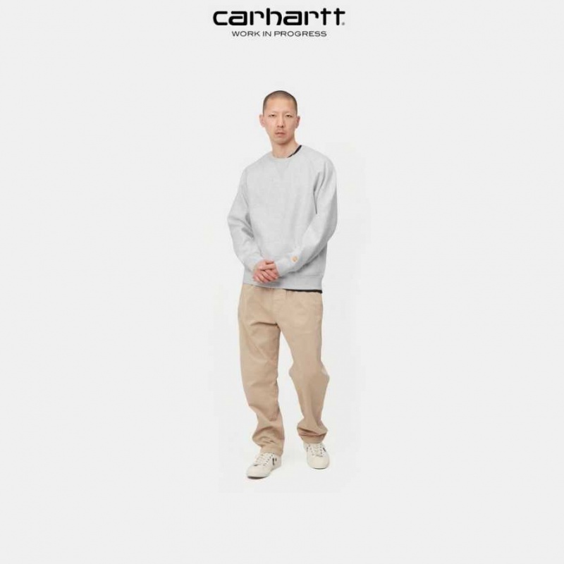 Carhartt Wip Chase Sweatshirt Ash Heather | TH0000265