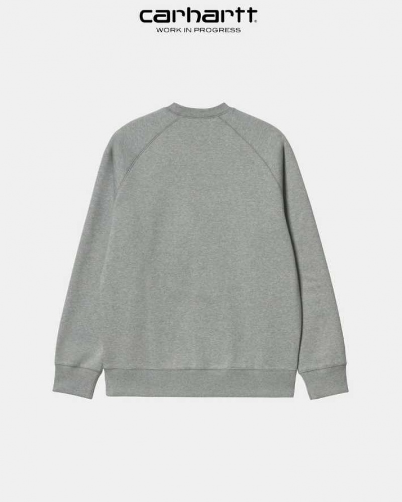 Carhartt Wip Chase Sweatshirt Grey Heather | TH0000270