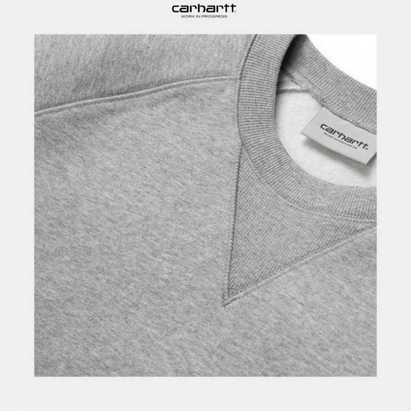 Carhartt Wip Chase Sweatshirt Grey Heather | TH0000270