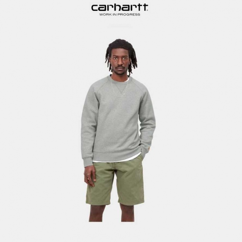 Carhartt Wip Chase Sweatshirt Grey Heather | TH0000270