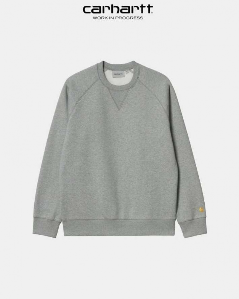 Carhartt Wip Chase Sweatshirt Grey Heather | TH0000270