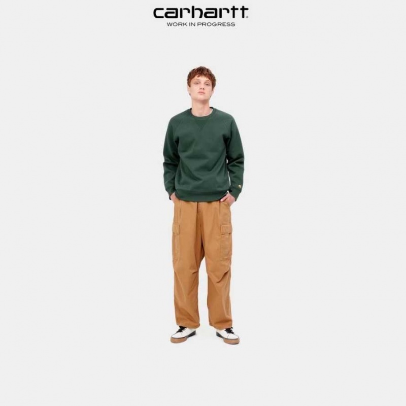 Carhartt Wip Chase Sweatshirt Juniper | TH0000269