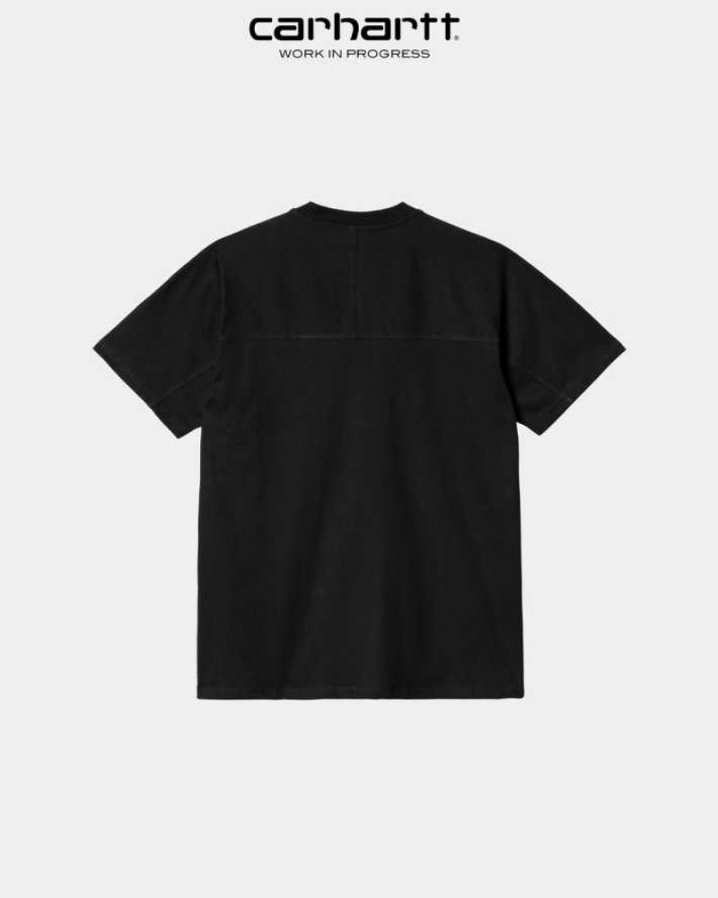 Carhartt Wip City T-Shirt Black | TH0002170