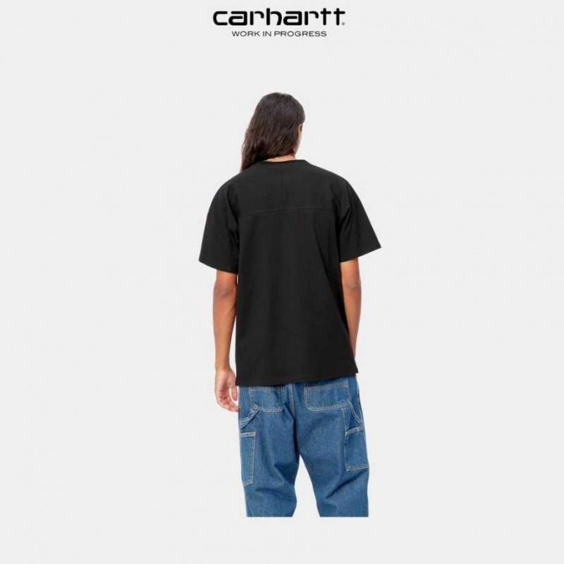 Carhartt Wip City T-Shirt Black | TH0002170