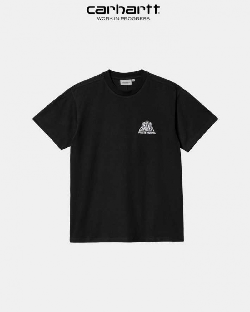 Carhartt Wip City T-Shirt Black | TH0002170