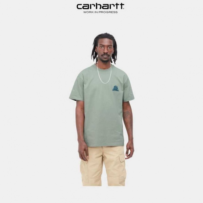 Carhartt Wip City T-Shirt Misty Sage | TH0002172