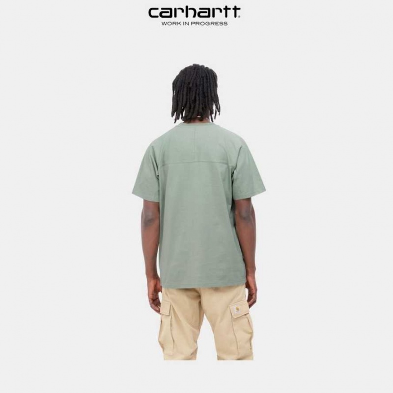 Carhartt Wip City T-Shirt Misty Sage | TH0002172