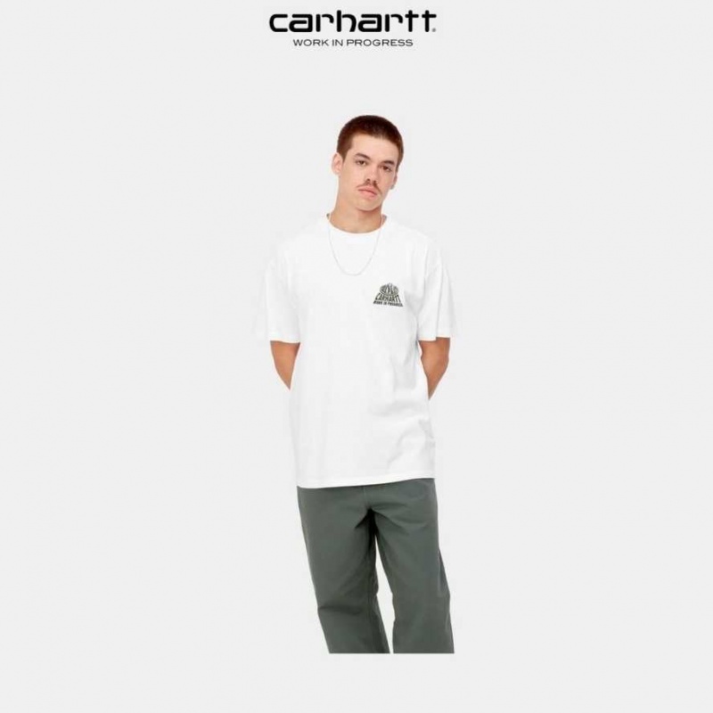 Carhartt Wip City T-Shirt White | TH0002171