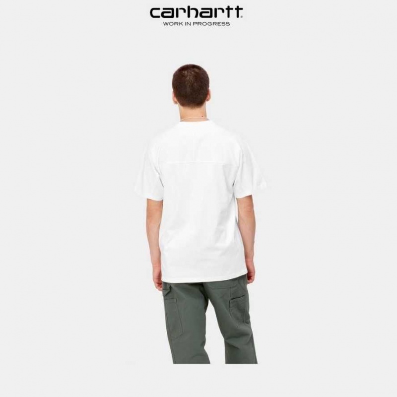 Carhartt Wip City T-Shirt White | TH0002171