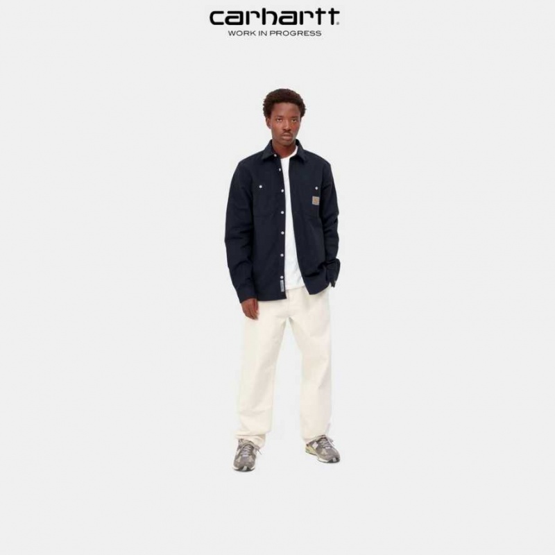 Carhartt Wip Clink Shirt - Canvas Dark Navy | TH0001789