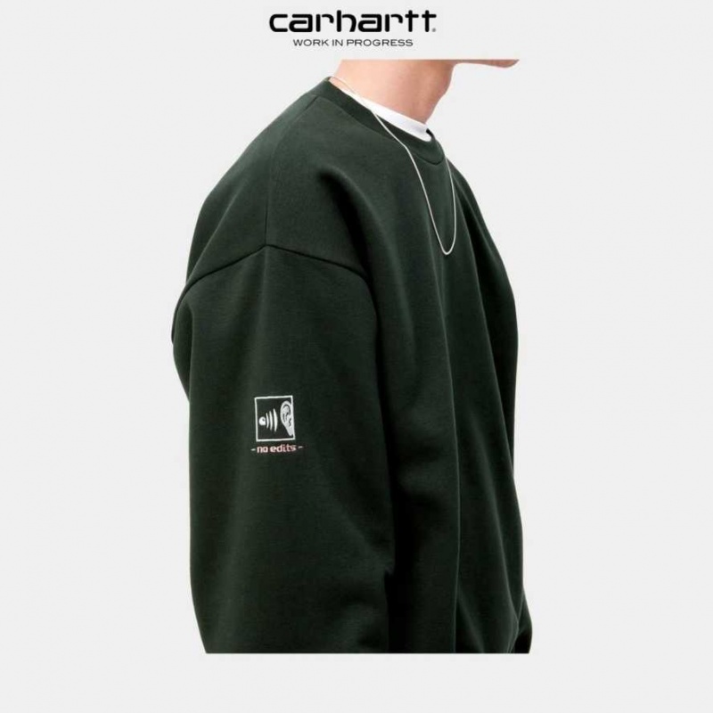 Carhartt Wip Connect Sweatshirt Dark Cedar | TH0000276