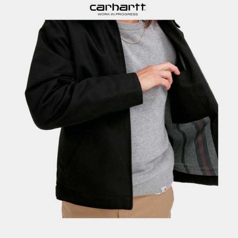 Carhartt Wip Detroit Jacket (Winter) Black | TH0000039