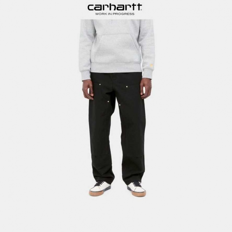 Carhartt Wip Double Knee Pant Black | TH0001391