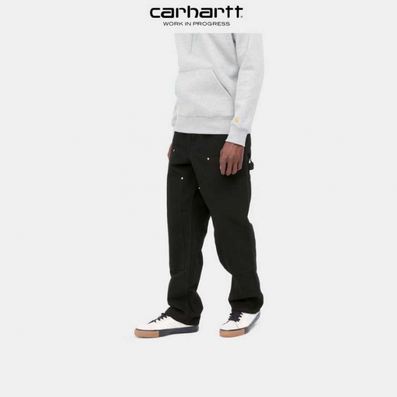 Carhartt Wip Double Knee Pant Black | TH0001391