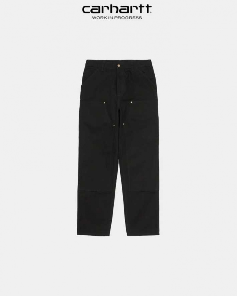 Carhartt Wip Double Knee Pant Black | TH0001391