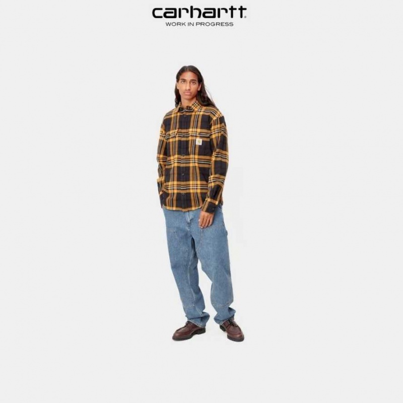 Carhartt Wip Double Knee Pant Blue (heavy stone wash) | TH0001397