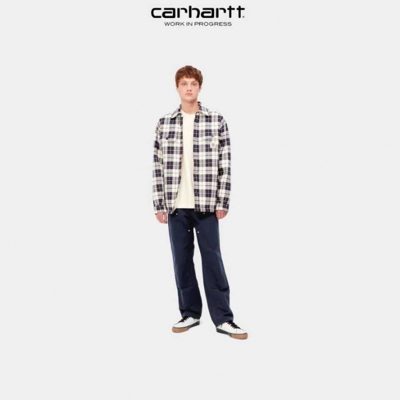 Carhartt Wip Double Knee Pant Dark Navy | TH0001393