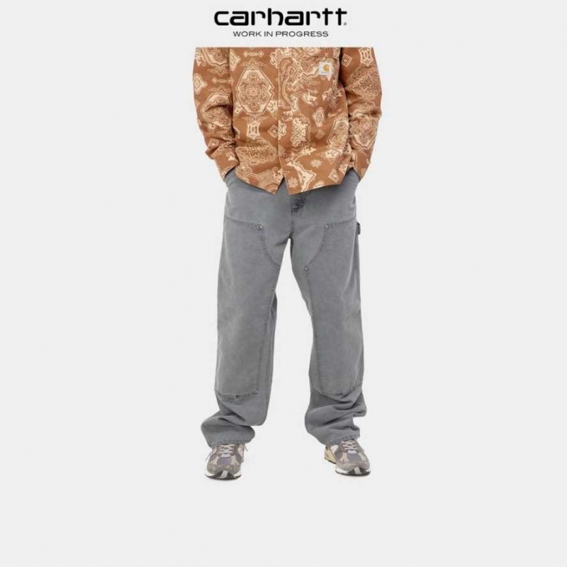 Carhartt Wip Double Knee Pant Enzian (faded) | TH0001396