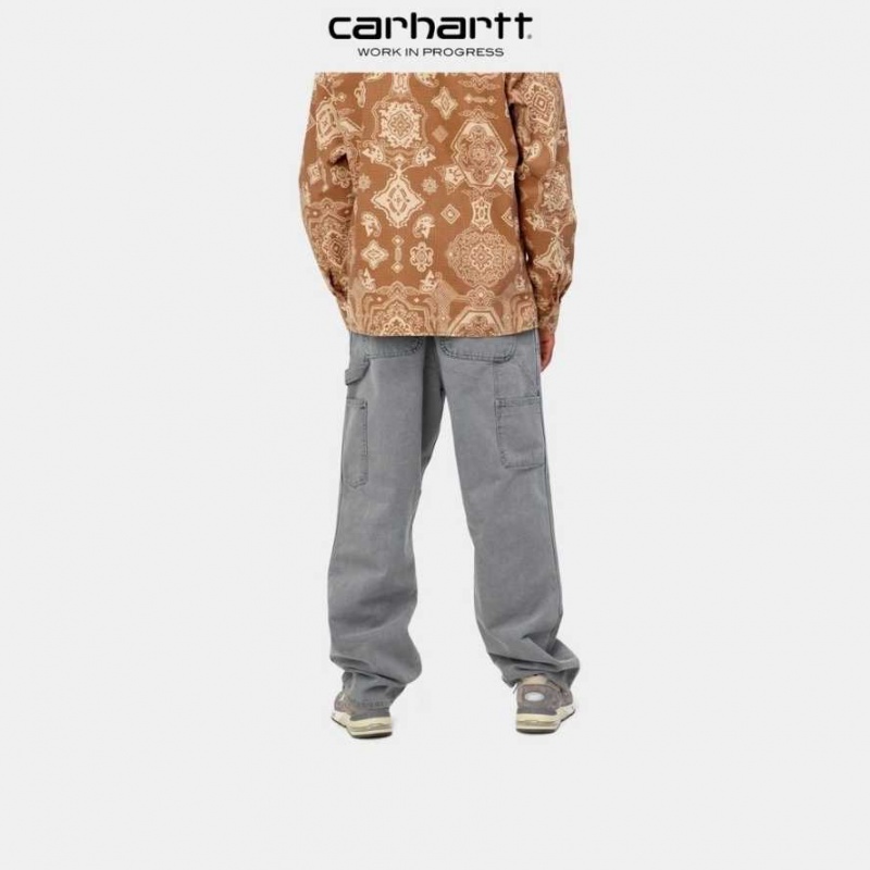 Carhartt Wip Double Knee Pant Enzian (faded) | TH0001396