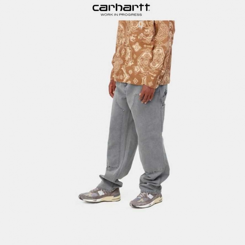 Carhartt Wip Double Knee Pant Enzian (faded) | TH0001396