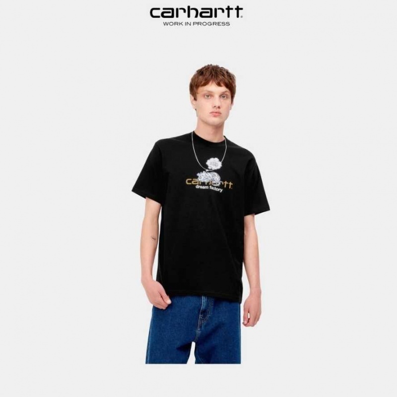 Carhartt Wip Dream Factory T-Shirt Black | TH0002177