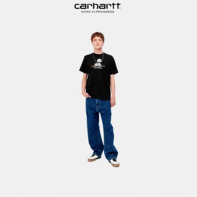 Carhartt Wip Dream Factory T-Shirt Black | TH0002177