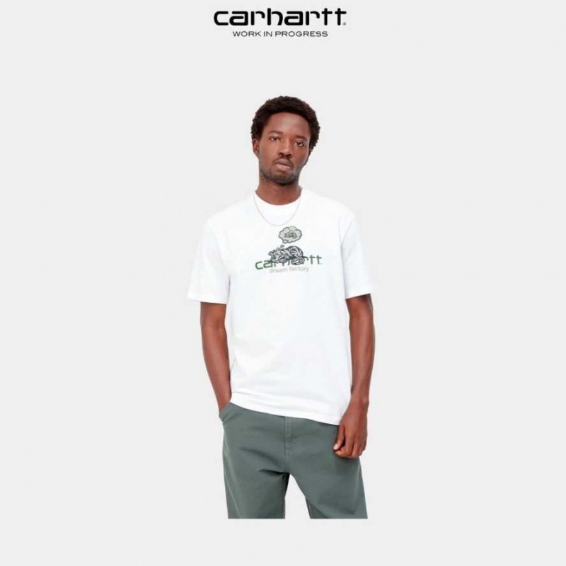 Carhartt Wip Dream Factory T-Shirt White | TH0002176