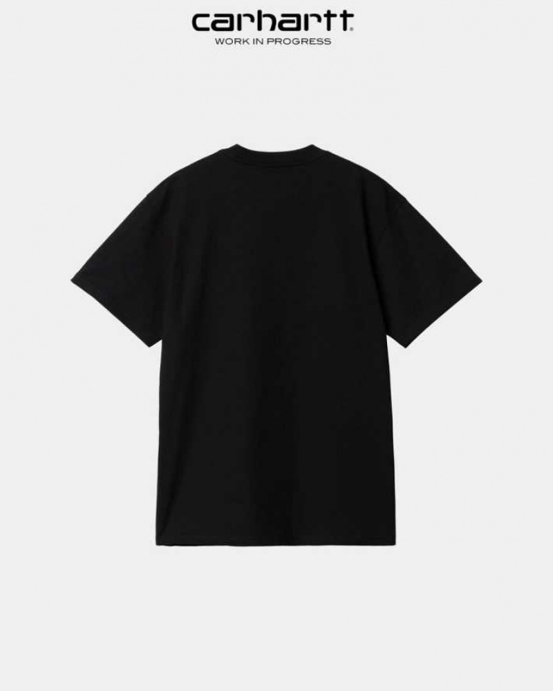 Carhartt Wip Duck Pond T-Shirt Black | TH0002182