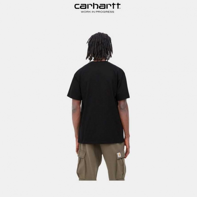 Carhartt Wip Duck Pond T-Shirt Black | TH0002182