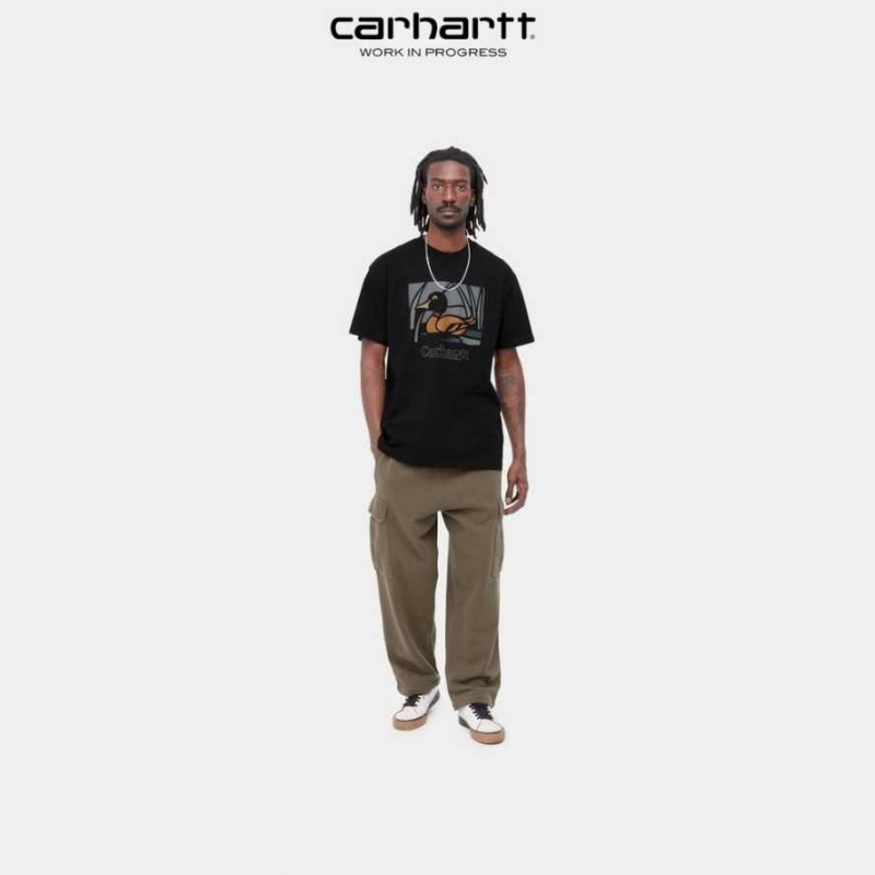 Carhartt Wip Duck Pond T-Shirt Black | TH0002182